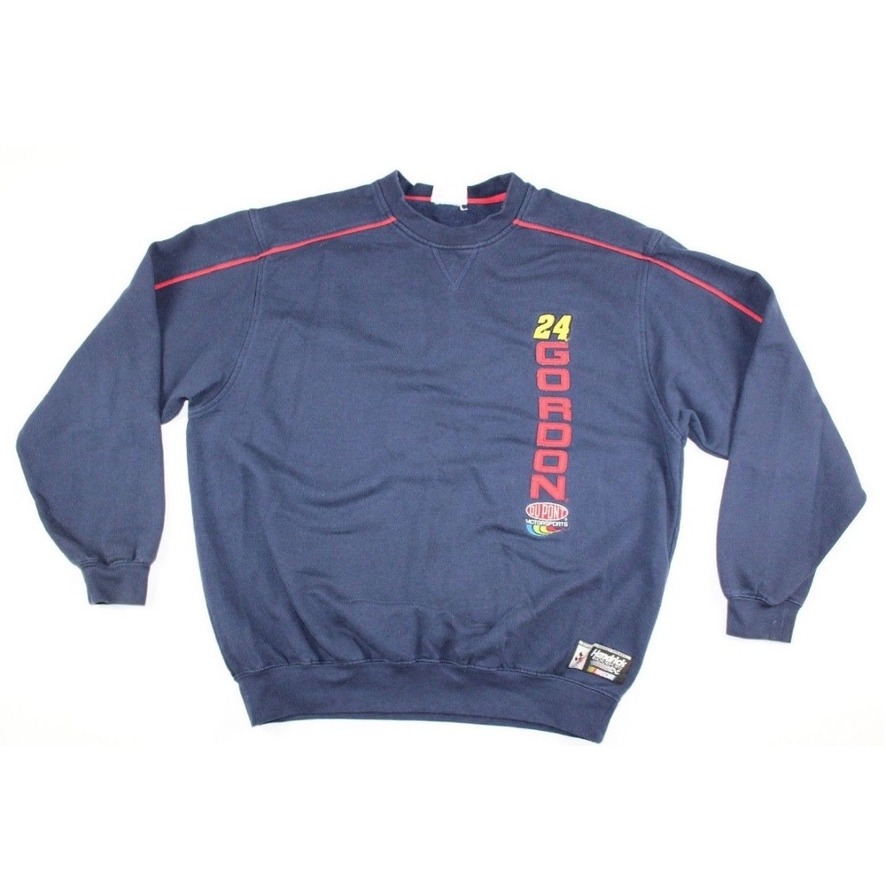 Vtg 90s Chase Authentics Mens Jeff Gordon Sweater